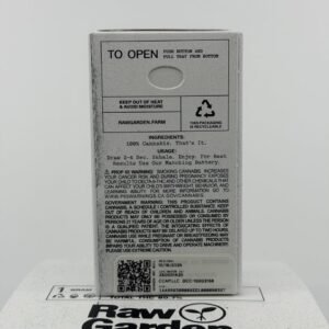 Raw Garden Refined Live Resin Cartridge